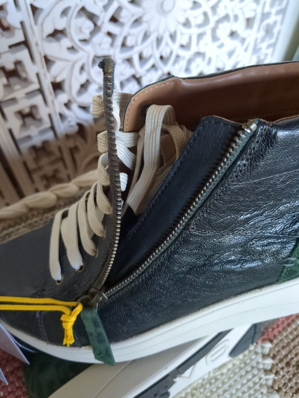 Women's Strive Leather High Top Side Zipper - Picture 5 of 16